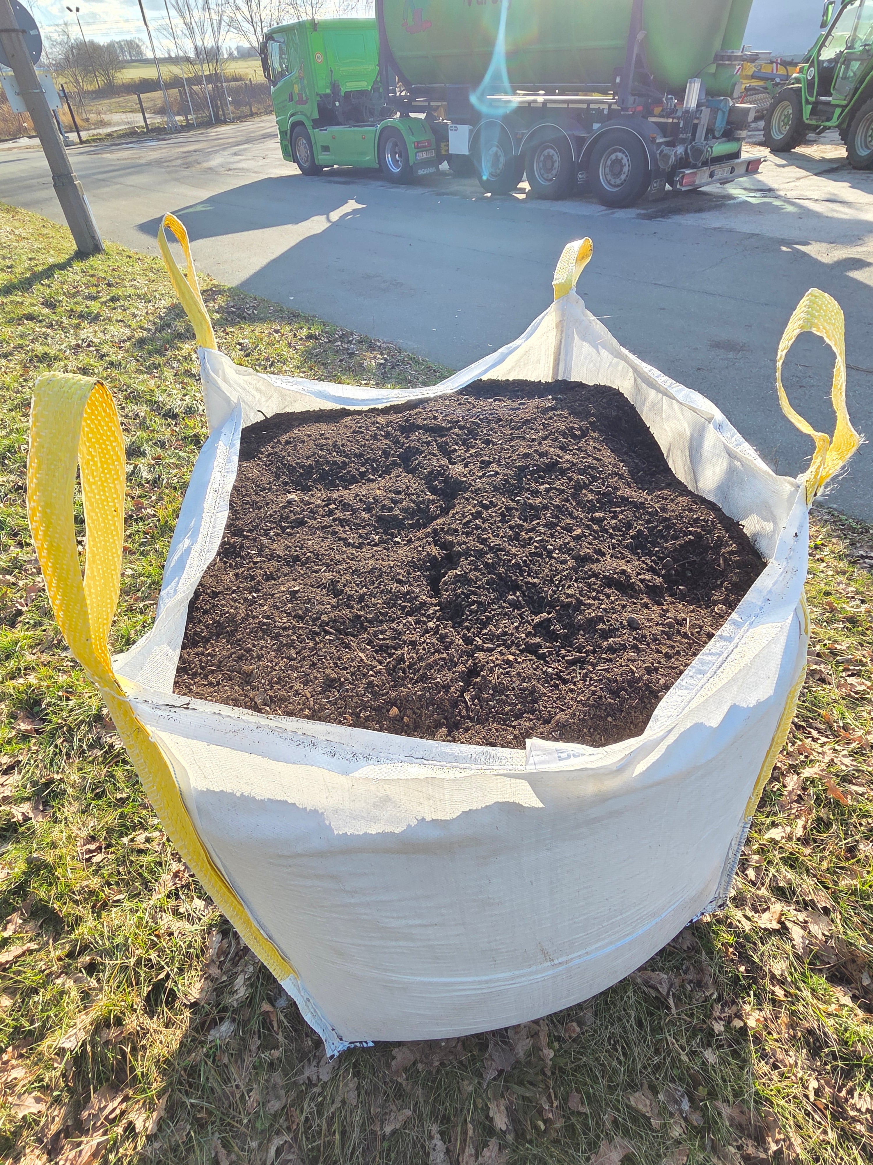 Fertig Kompost im Bigbag